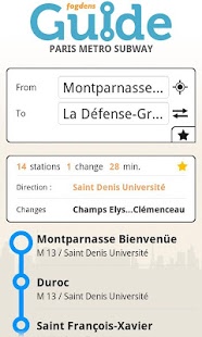 paris metro uygulama 1